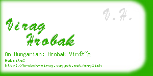 virag hrobak business card